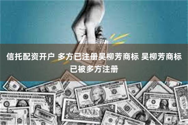 信托配资开户 多方已注册吴柳芳商标 吴柳芳商标已被多方注册