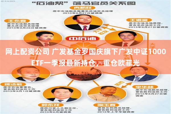 网上配资公司 广发基金罗国庆旗下广发中证1000ETF一季报最新持仓，重仓欧菲光