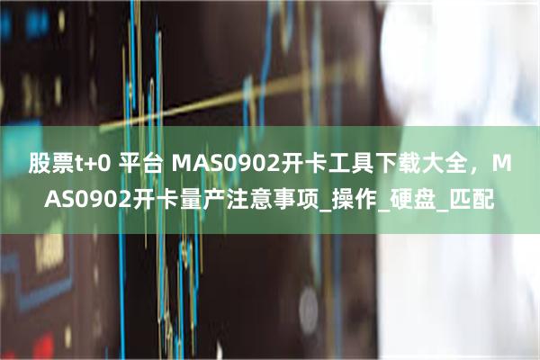 股票t+0 平台 MAS0902开卡工具下载大全，MAS0902开卡量产注意事项_操作_硬盘_匹配