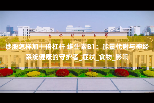 炒股怎样加十倍杠杆 维生素B1：能量代谢与神经系统健康的守护者_症状_食物_影响